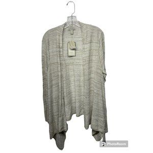 NWT Women's Dana Buchman 1X Open Waterfall Topper Sweater Jacket New